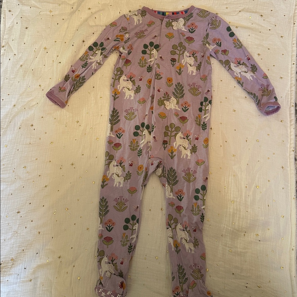 Magnetic Me Lavender Unicorn Onesie